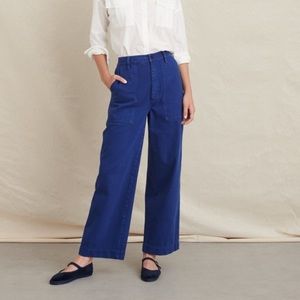ALEX MILL Patrick Pant blue wide leg high waist big pockets jeans blue size 6